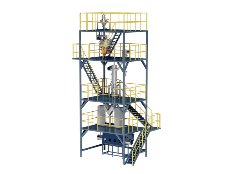 Vertical Powder Post-Processing Automatic Production Line